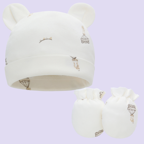  MiracleBaby - Mũ + bao tay cho bé 