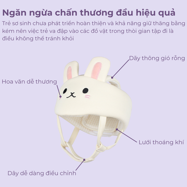  Miracle Baby Nón Bảo Vệ đầu cho em bé . 