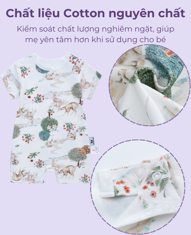  Miracle Baby Bodysuit Ngắn Mẫu Dài 