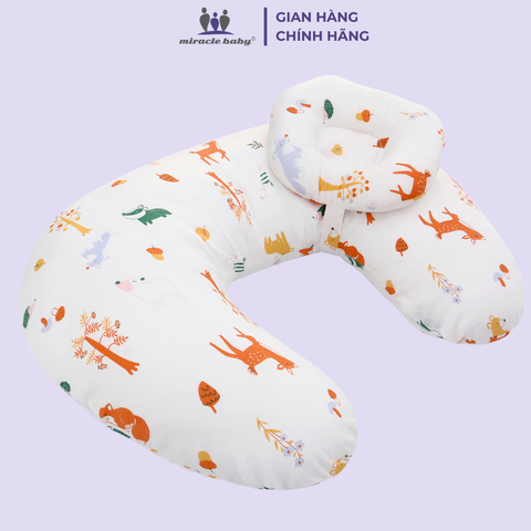  Gối cho bé bú chống trào ngược, hỗ trợ đỡ bé khi cho bé bú, giảm đau lưng, vai, cổ đa năng cho mẹ. 