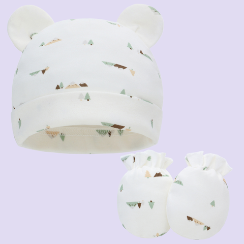  MiracleBaby - Mũ + bao tay cho bé 