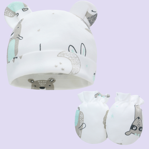  MiracleBaby - Mũ + bao tay cho bé 