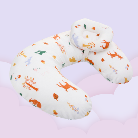  Gối cho bé bú chống trào ngược, hỗ trợ đỡ bé khi cho bé bú, giảm đau lưng, vai, cổ đa năng cho mẹ. 