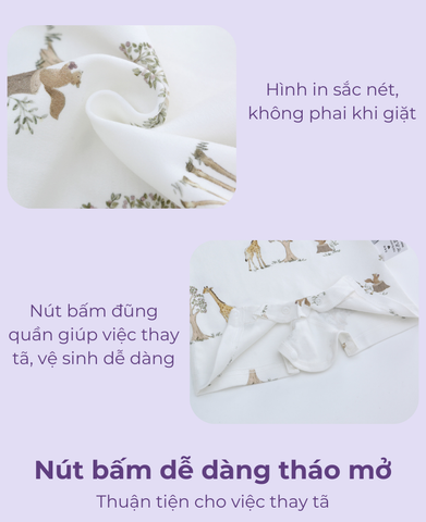  Miracle Baby Bodysuit Ngắn Mẫu Dài 