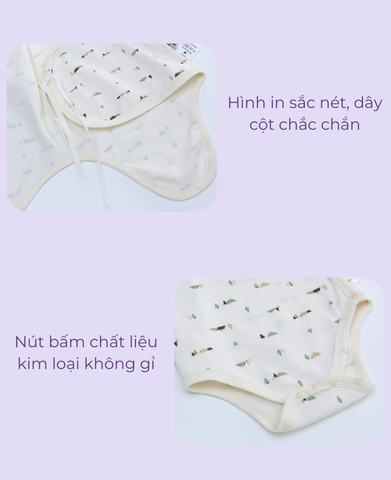  Miracle Baby Bodysuit Ngắn mẫu mới 