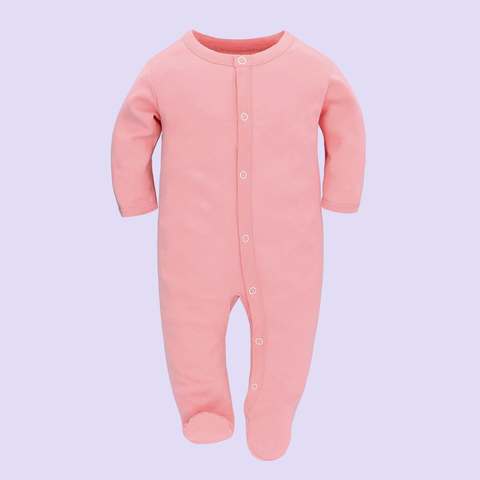  Miracle Baby - Jumpsuit Tay Dài Thu Đông Cho Bé Trai, Bé Gái (Từ 1-2 tháng, 2-4 tháng, 5-7 tháng), Vải Interlock Cotton 