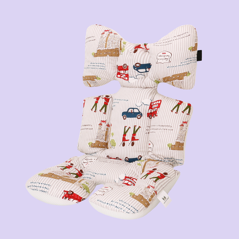  MiracleBaby - Miếng lót xe đẩy dày 6.5cm đệm Cotton dày dặn, phụ kiện xe đẩy êm ái cho bé 
