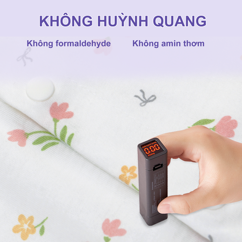  Bodysuit ngắn tay tam giác cotton cho bé 0-12 tháng 100%cotton có lỗ thoát khí 