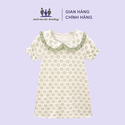  Váy ngủ cổ búp bê vải lụa băng 100-150 thoáng mát dễ chịu 