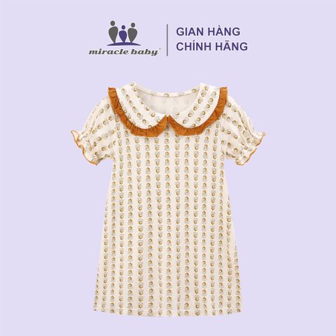  Váy ngủ cổ búp bê vải lụa băng 100-150 thoáng mát dễ chịu 