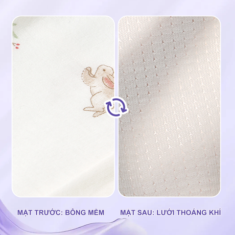  Bodysuit dài tay cotton cho bé 0-24 tháng 100%cotton có lỗ thoát khí 
