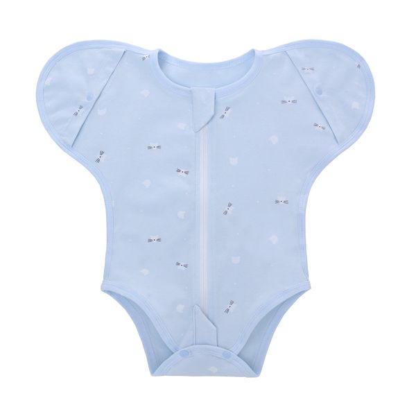  MiracleBaby - Nhộng chũn hở chân chất liệu Cotton cho bé từ 0 - 3M co giãn, mềm mại, thoáng khí và thấm hút tốt 