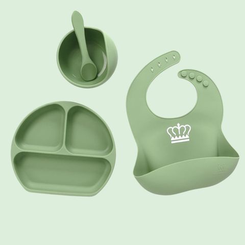  Combo 4 món ăn dặm silicone cao cấp cho bé Miracle Baby 