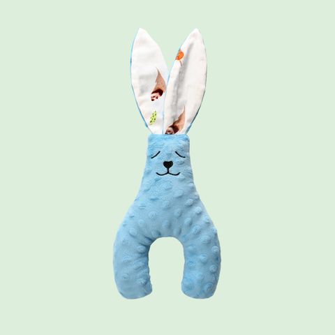  Miracle Baby - Gấu bông đồ chơi cho bé tai thỏ có âm thanh vải mềm siêu đáng yêu 