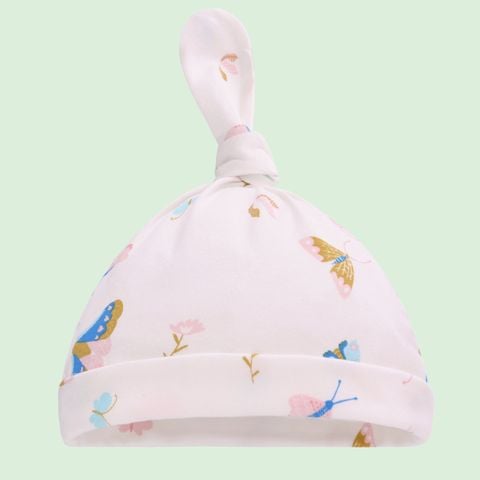  Mũ nón Miraclebaby che thóp cho bé sơ sinh dệt kim 