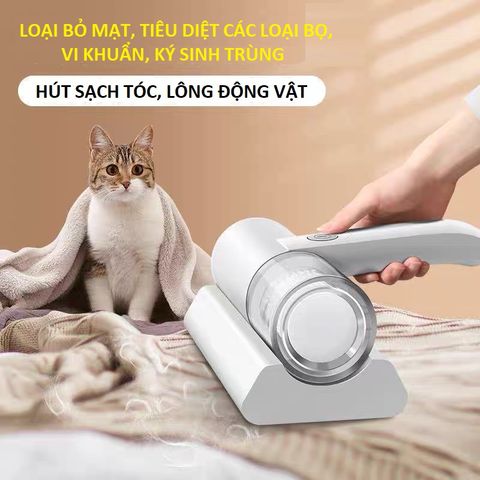  MiracleBaby - Máy hút bụi diệt khuẩn nệm giường bằng tia UV, hút ẩm không khí, chăn ga, ghế sofa 
