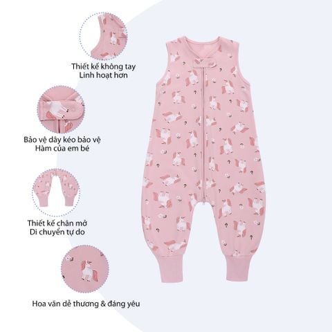  Miracle Baby - Túi ngủ quần cho bé cotton thoáng mát 