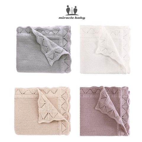  Miracle Baby - Chăn KNIT Dệt Kim Dành Cho Em Bé 