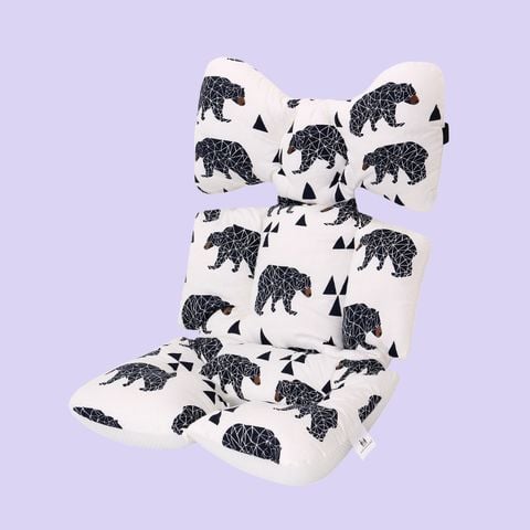  MiracleBaby - Miếng lót xe đẩy dày 6.5cm đệm Cotton dày dặn, phụ kiện xe đẩy êm ái cho bé 