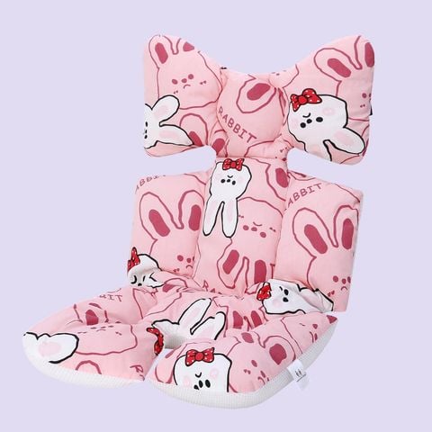  MiracleBaby - Miếng lót xe đẩy dày 6.5cm đệm Cotton dày dặn, phụ kiện xe đẩy êm ái cho bé 
