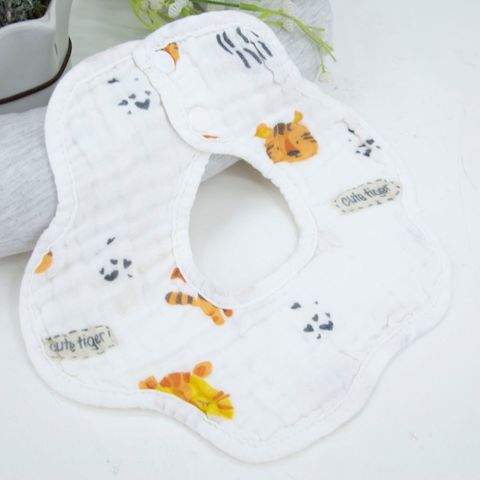  Yếm hoa Miracle Baby cổ tròn 6 lớp chất liệu Cotton cho bé từ 0 đến 12 tháng tuổi 