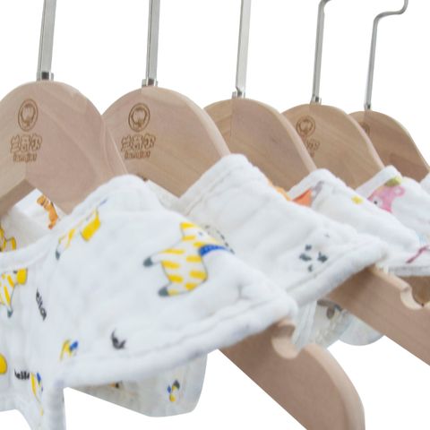  Yếm hoa Miracle Baby cổ tròn 6 lớp chất liệu Cotton cho bé từ 0 đến 12 tháng tuổi 