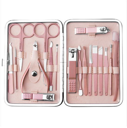Kit de Manicura y Pedicura de 18 Piezas: ¡El Kit Definitivo para Uñas Perfectas! - Kit Para Manicura y Pedicura 18 piezas