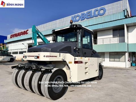 XE LU TĨNH DYNAPAC 9 BÁNH LỐP CP275