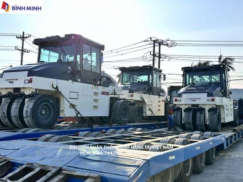 XE LU TĨNH DYNAPAC 9 BÁNH LỐP CP275