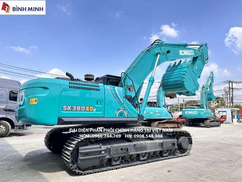 MÁY ĐÀO KOBELCO SK380XDLC-10 GÀU 1.9 KHỐI MỚI 100% CHÍNH HÃNG GIÁ GỐC