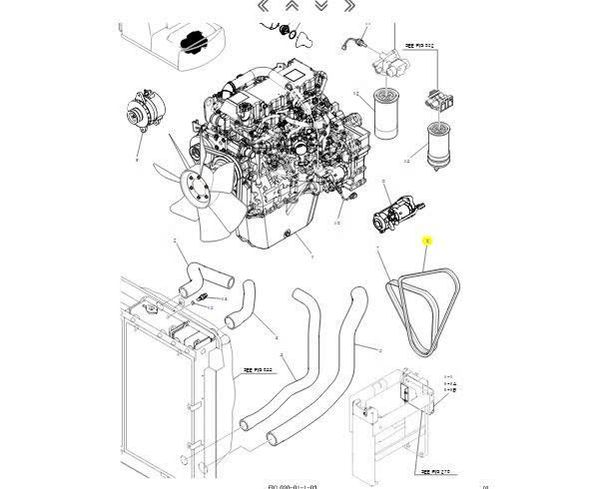  DÂY CUROA MÁY ĐÀO KOBELCO CHÍNH HÃNG 
