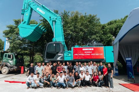 MÁY ĐÀO BÁNH XÍCH KOBELCO SK850LC-8