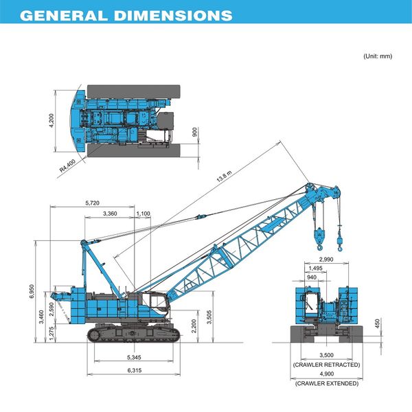 CẨU BÁNH XÍCH KOBELCO BMS1000 
