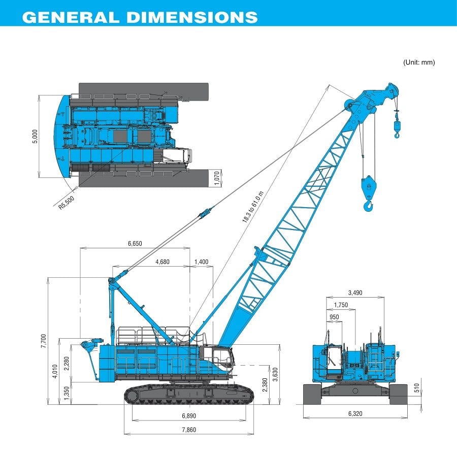 CẨU BÁNH XÍCH KOBELCO BMS1200 HD