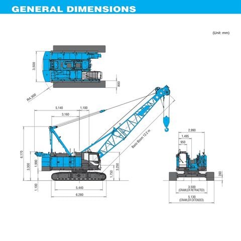 CẨU BÁNH XÍCH KOBELCO BMS800