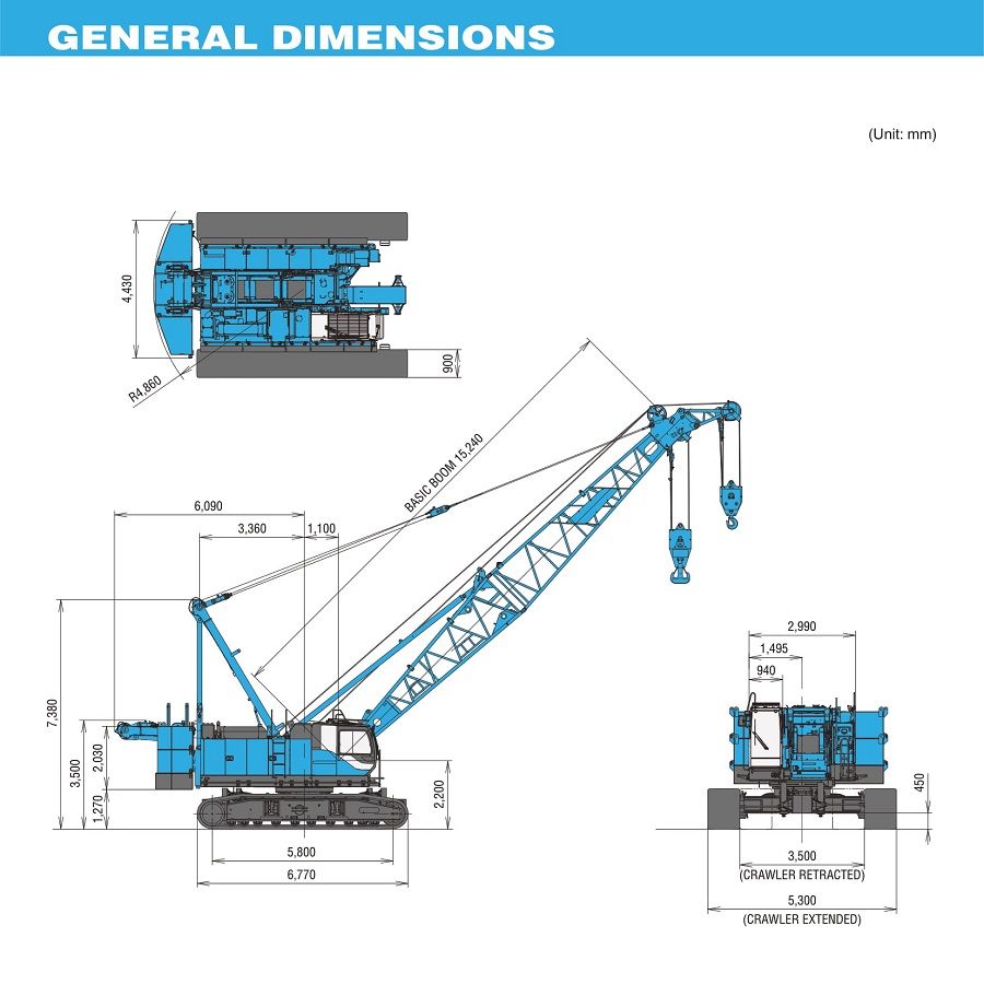 CẨU BÁNH XÍCH KOBELCO CKS-1100