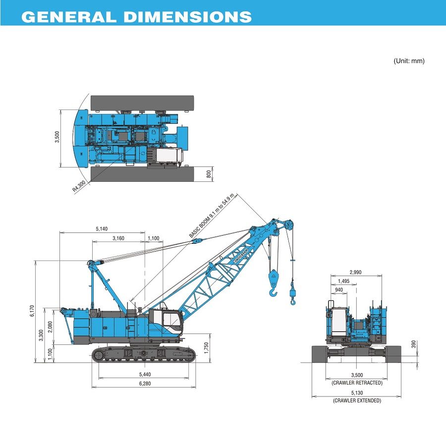 CẨU BÁNH XÍCH KOBELCO CKS800