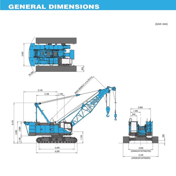  CẨU BÁNH XÍCH KOBELCO CKS800 
