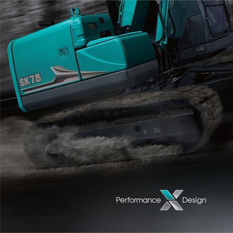 MÁY ĐÀO BÁNH XÍCH KOBELCO SK75-11