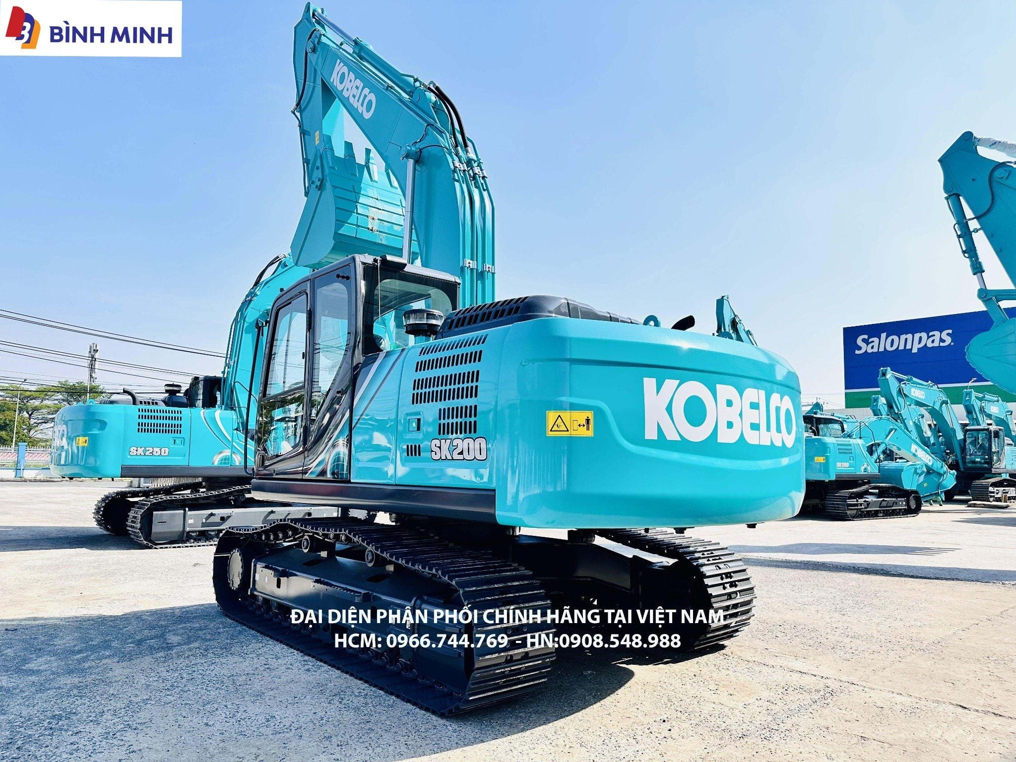 MÁY ĐÀO BÁNH XÍCH KOBELCO SK200-10 