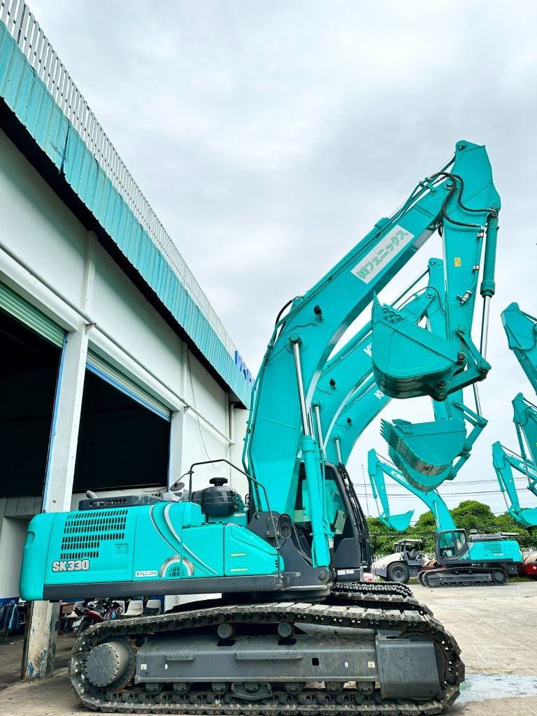 MÁY ĐÀO BÁNH XÍCH KOBELCO SK330-10 - 2018