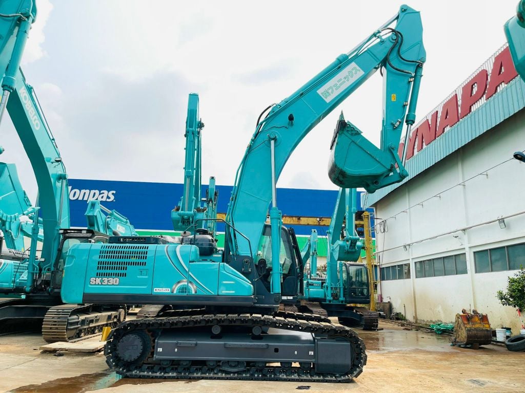 MÁY ĐÀO BÁNH XÍCH KOBELCO SK330-10 - 2018