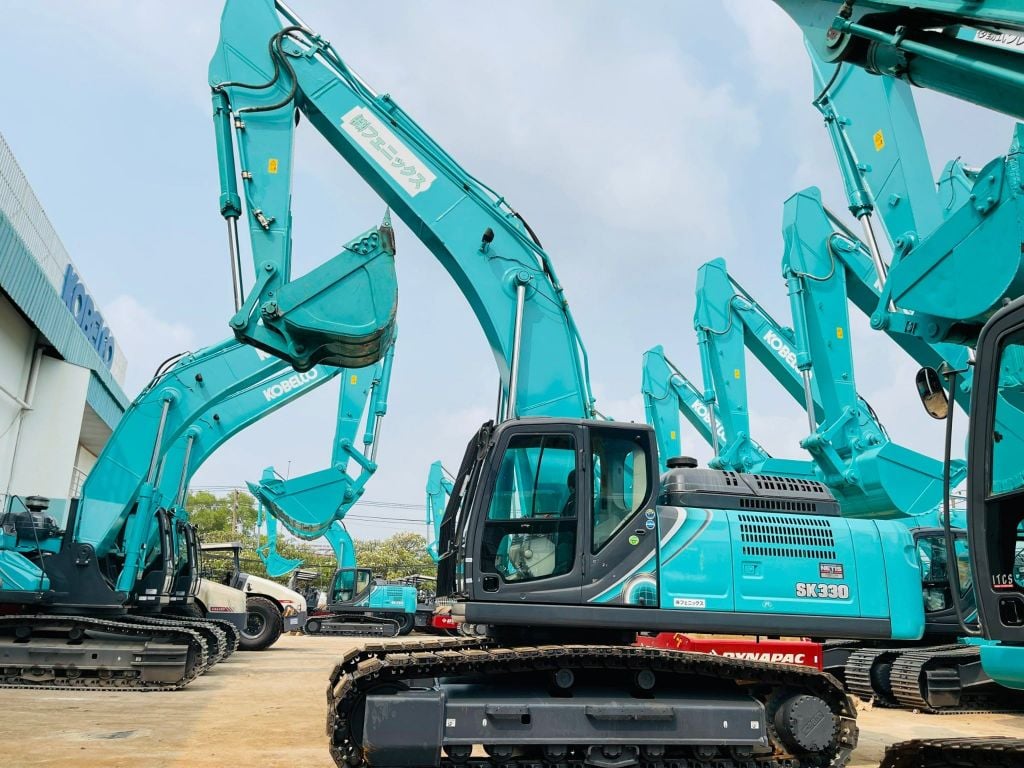 MÁY ĐÀO BÁNH XÍCH KOBELCO SK330-10 - 2018