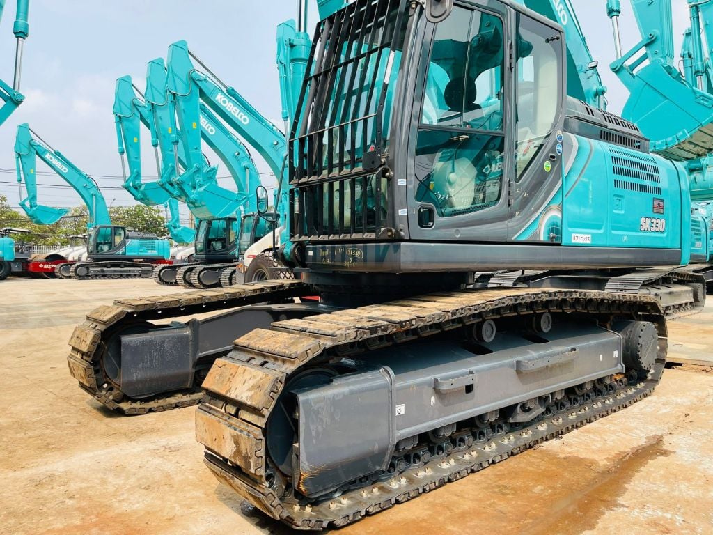 MÁY ĐÀO BÁNH XÍCH KOBELCO SK330-10 - 2018