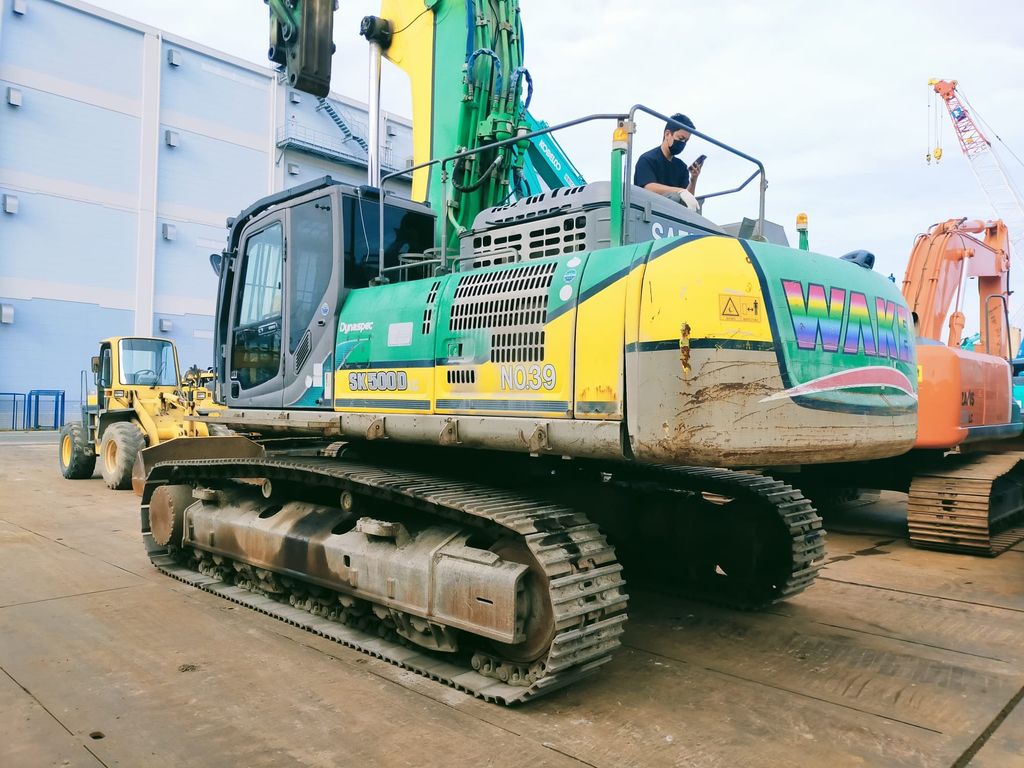 MÁY ĐÀO BÁNH XÍCH KOBELCO SK500-9 - 2014