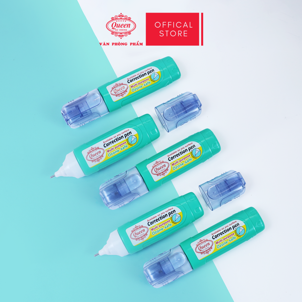 Bút xóa nước Queen (Nữ Hoàng) - 12ML - CHÍNH HÃNG - CRP01