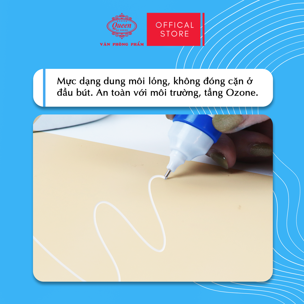 Bút xóa nước Queen CPR-05 (7ML)