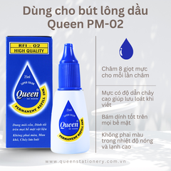 Mực lông dầu Queen RFI-02 (25ml)