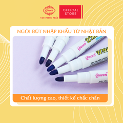 Bút lông bảng Queen (Nữ Hoàng) - CHÍNH HÃNG - WBM600 - Màu Ngẫu Nhiên - 1 Cây / 1 Khay 12 Cây