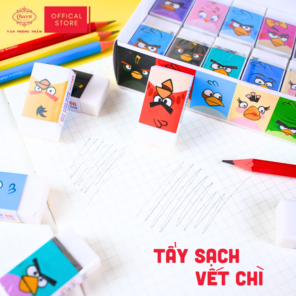 Gôm 2B Queen (Nữ Hoàng) - CHÍNH HÃNG - ER161- Angry Bird
